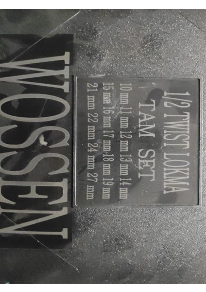 Snc Wossen 1/2" Twist Lokma Seti Tam 15 Parça Yerli fiyatları