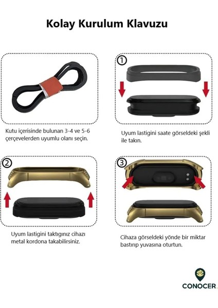 Xiaomi Mi Band 3/4/5/6 Uyumlu Metal Hasır Kordon Kayış Gri fırsatları