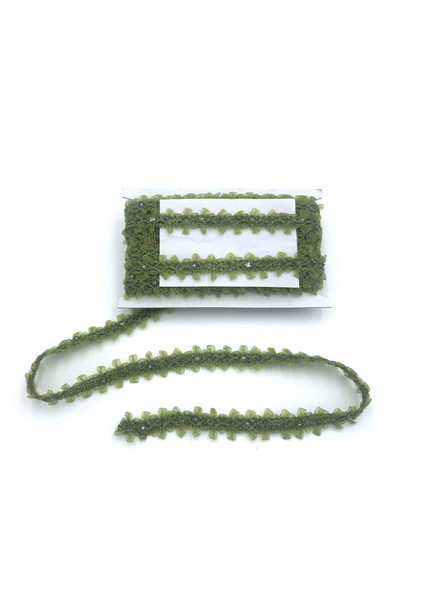 Organze Pul Dantel 7223 20MT-HAKİ