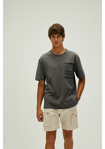 EXPLORE T-SHIRT HAKİ Erkek T-Shirt 22.01.07.044-C01