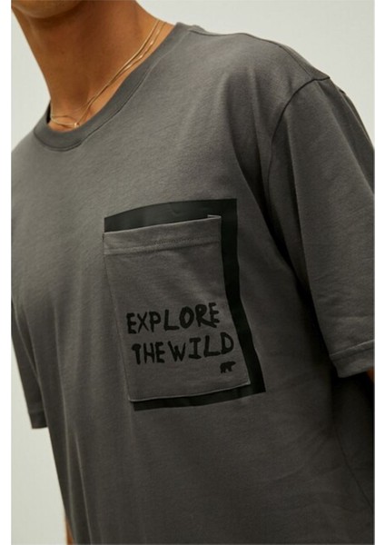 EXPLORE T-SHIRT HAKİ Erkek T-Shirt 22.01.07.044-C01 modelleri