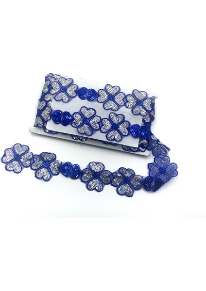 Organze Pul Dantel 4067(13-1683) 13,5mt-Lacivert