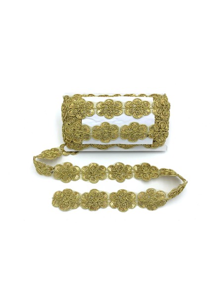 Organze Pul Harç 3876(A8-1700) 13,5mt-Altın