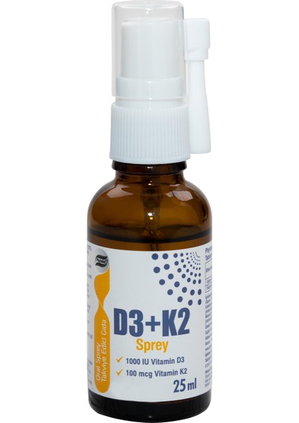 D3 + K2 Sprey - 25 ml