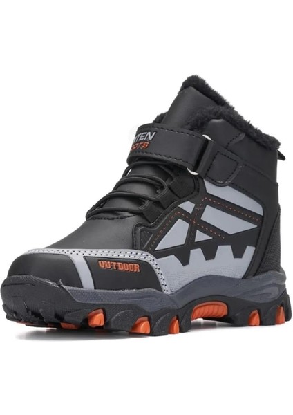 Unisex Çocuk Içi Tüylü Suya Dayanıklı Kaymaz Taban Outdoor Kışlık Bot fiyatları