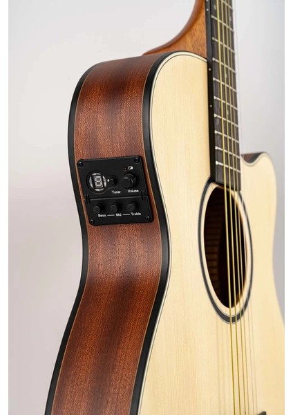 AGX300 Thinbody Ince Kasa Ladin Ağacı Elektro Akustik Gitar fiyatları