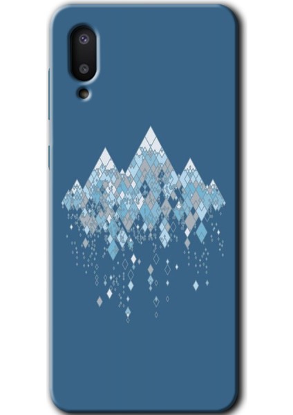 Samsung Galaxy A02 Kılıf Baskılı Kapak - Iceberg +Tam Kaplayan Mat Seramik