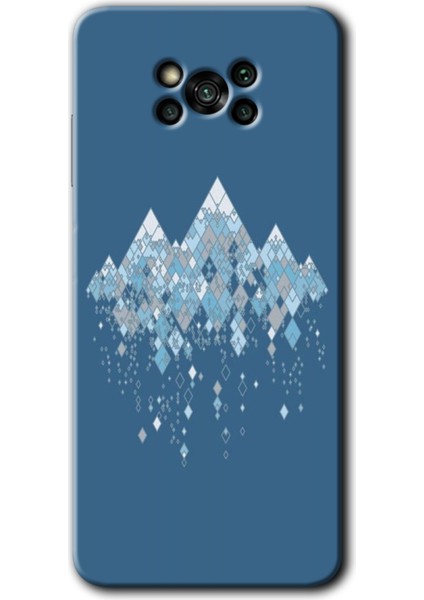 Poco X3 Pro Kılıf Baskılı Kapak - Iceberg +Tam Kaplayan Mat Seramik