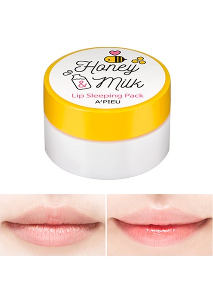 Missha A'PieuHoney & Milk Lip Sleeping Pack