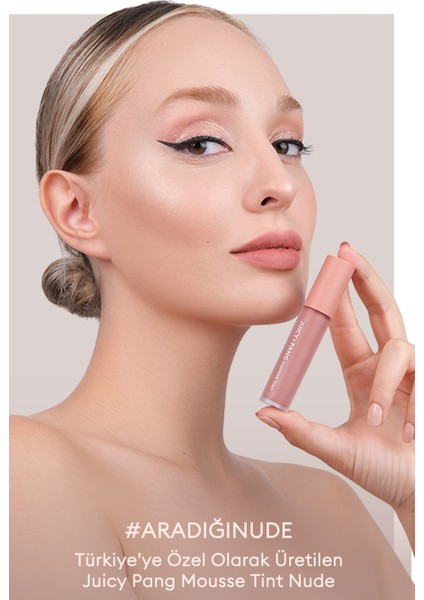 Nemli ve Pürüzsüz Görünüm Sunan Köpük Tint (ND04) A'pıeu Juicy-Pang Mousse Tint Nude