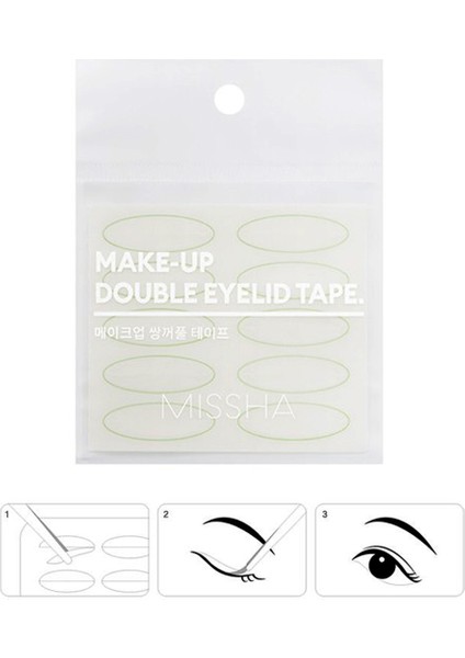 Çok Fonksiyonlu Göz Makyaj Bandı MISSHA Make-up Double Eyelid Tape