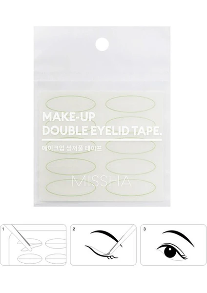 Çok Fonksiyonlu Göz Makyaj Bandı MISSHA Make-up Double Eyelid Tape