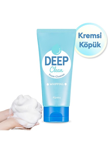 Mıssha A'pıeu Nemlendirici Köpük Temizleyici - Deep Clean Foam Cleanser (Whipping)