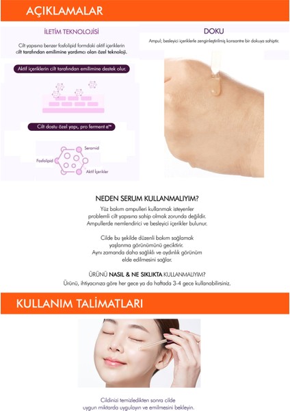 Missha Yaşlanma Karşıtı Probiyotik İçerikli Ampul 50ml Time Revolution Probio Ampoule