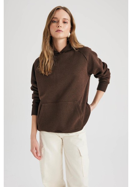 Kapüşonlu Basic Sweatshirt Z9351AZ22AU modelleri