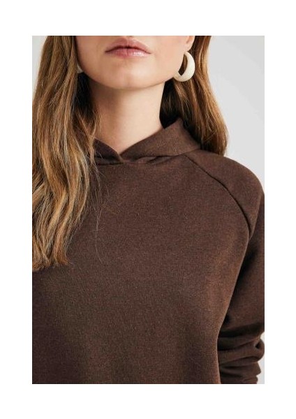 Kapüşonlu Basic Sweatshirt Z9351AZ22AU indirimleri