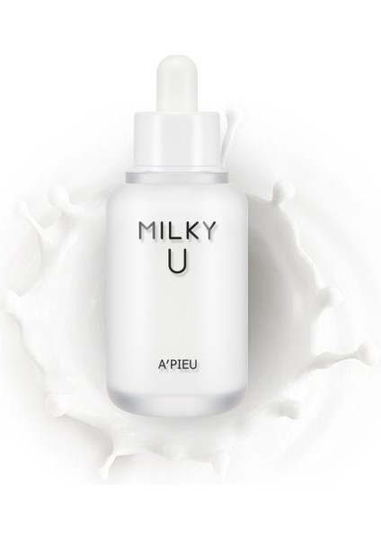 Süt Proteini İle Pürüzsüzleştirici ve Aydınlatıcı Serum 35ml A'PIEU Milky U
