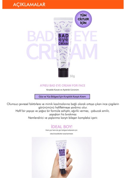 A'pıeu Bad Eye Cream For Face