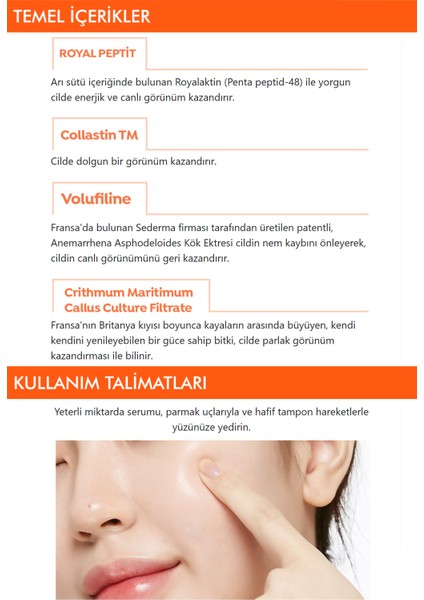 Arı Sütü&Kolajen İçeren Dolgunlaştırıcı Serum 40ml Time Revolution Regenerating Royal Serum