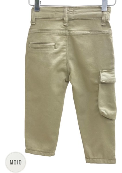 Mojo Erkek Bebek 1-5 Yaş Kargo Cepli Likralı Pantolon 2304 Vizon fırsatları
