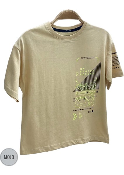 Mojo Garson Erkek Çocuk Baskılı Kasa Kol T-Shirt 1583 Kahverengi fiyatları