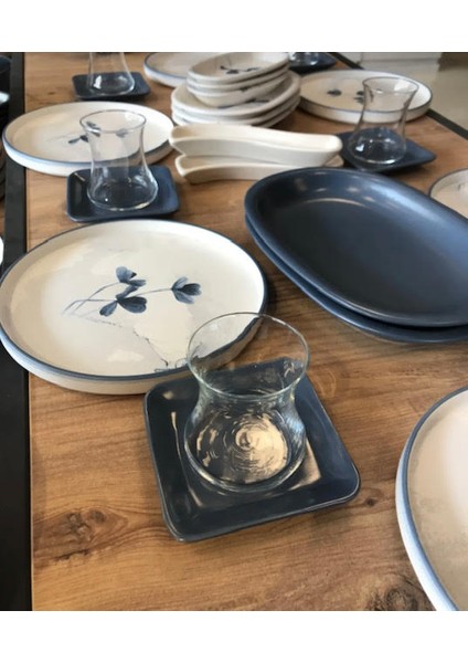 6 Kişilik 28 Parça Stackable Blue Magic Kahvaltı Takımı Yonca fiyatları