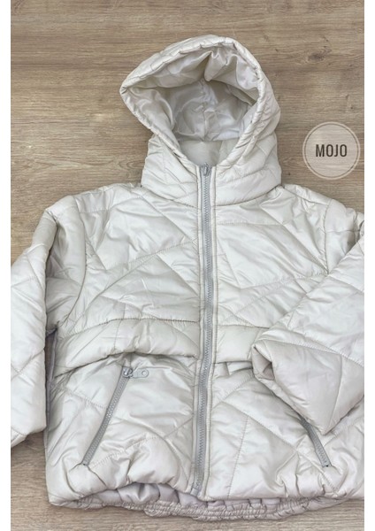 Mojo Kız Çocuk Kışlık Mont 35374 Krem modelleri