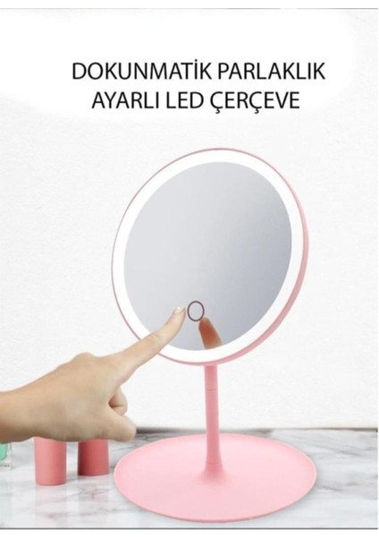 Dokunmatik Parlaklık Ayarlı Makyaj Aynası