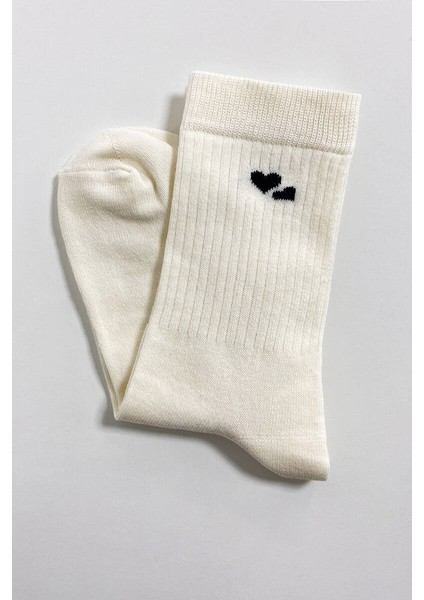 Siyah Kalpli Fitilli Çorap