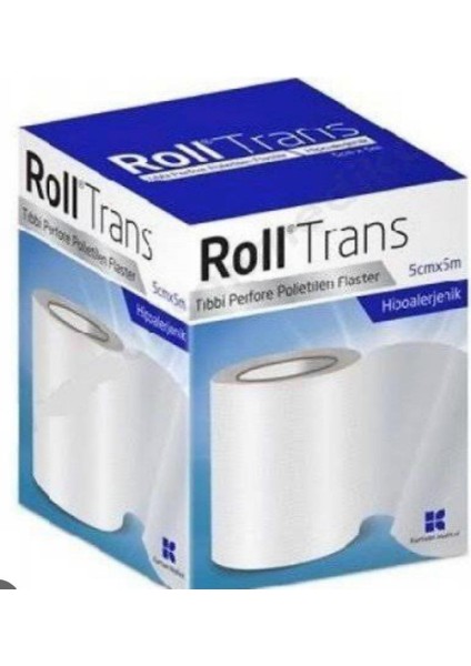 Trans Tıbbi Perfore Polietilen Flaster 5CMX5M 2 Adet