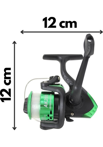 210 cm Kamış Makina Olta Seti Çocuk Olta Seti Tam Takım Olta Seti Hobi Kıyı Seti