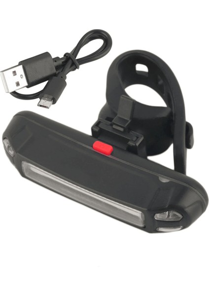 Mavi-Kırmızı Çakarlı, USB Şarjlı Bisiklet Stop Lambası