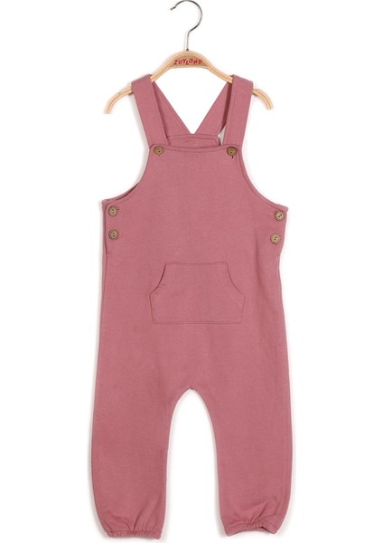 Unisex Çocuk Kanguru Cepli Salopet (1-7yaş)