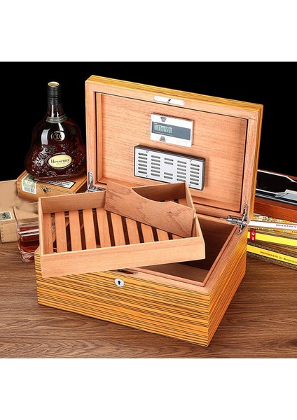 Cedar Puro Kutusu Humidor Mat Zebrano Wood 150S fiyatları