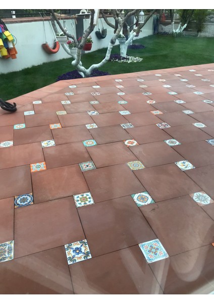 10X10 Desenli Dekoratif Seramik 5'li 1 Paket ICS167