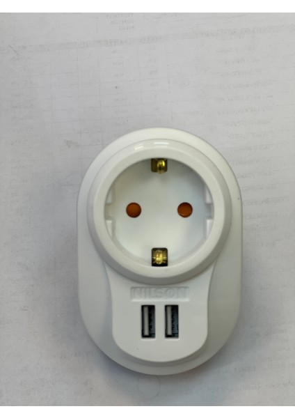 Akım Korumalı Priz 2 x Usb
