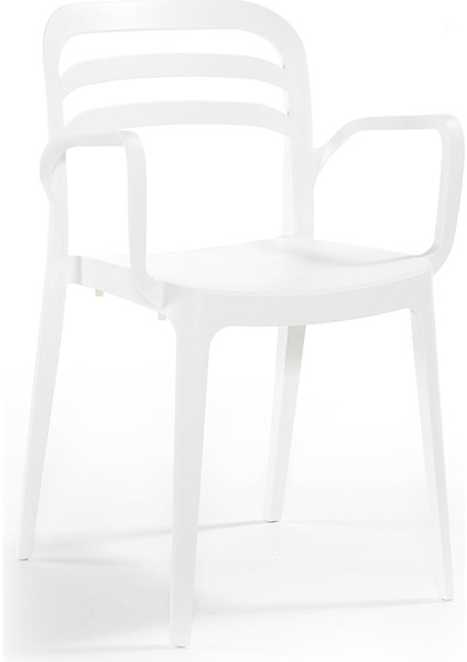 Aspendos Bahçe Balkon Renkli Koltuk Beyaz 4'lü Set modelleri