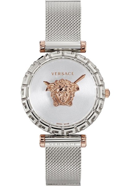 Vesace VRSCVEDV00419 Hasır Çelik 37 mm Gri Kadın Kol Saati