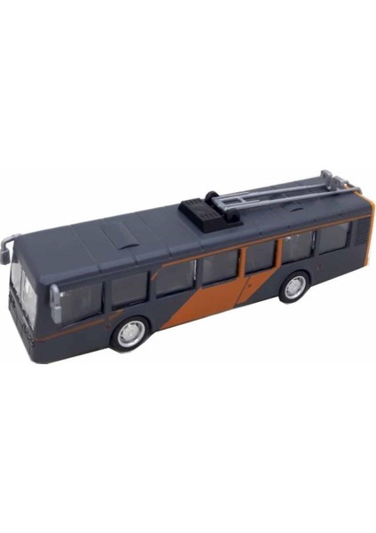 Çek Bırak Metal Otobüs Işıklı Müzikli - YD636
