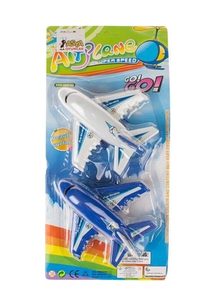Yolcu Uçağı 2'li Set 14 cm - DM8895-4