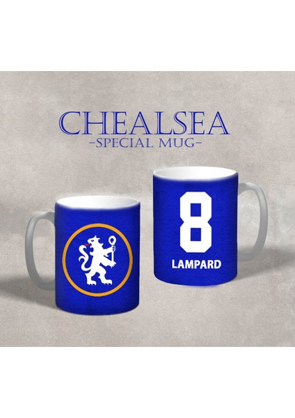 Chelsea Takım (Lampard) - Futbol Özel Tasarım Kupa Bardak