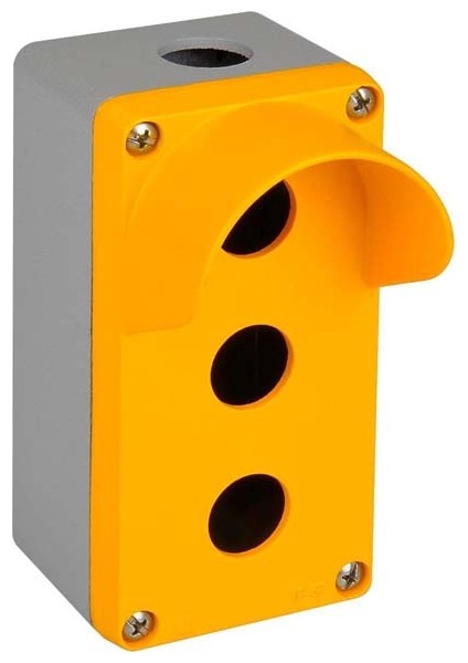72 x 142 x 57 Üçlü Buton Kutusu (Korumalı Tip)