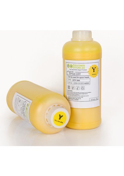 Peluşcu Dayı Dtf Mürekkebi Yellow (Sarı) 1000ML