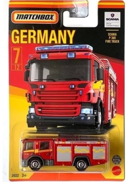 Best Of Germany Scanıa F 360 Fıre Truck HFH50