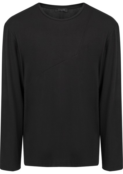 Str Uzun Kollu Modal Basic Asimetrik Detaylı Tshirt