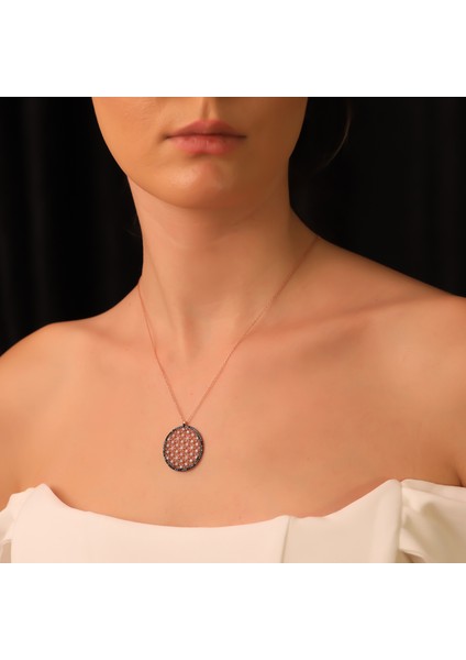 925 Ayar Gümüş Yaşam Çiçeği Kolye indirimleri