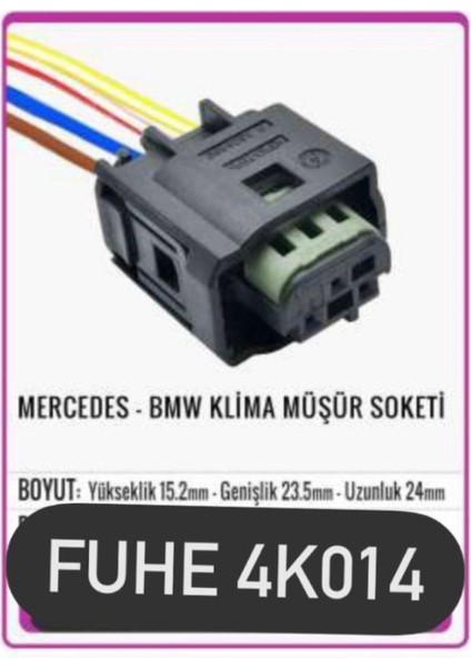 Fhe 4K014 Mercedes - Bmv Klima Müşür Soketi