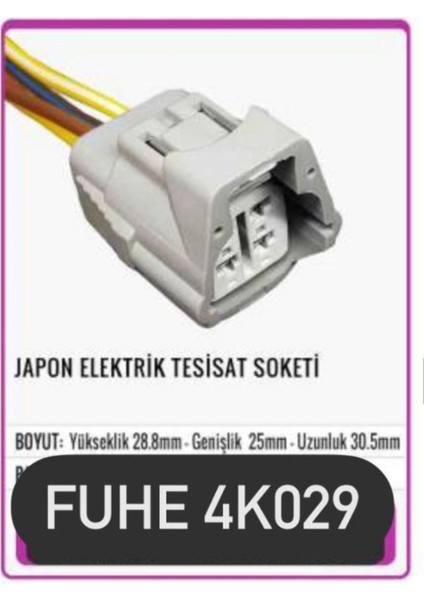 Fhe 4K029 Japon Elektrik Tesisat Soketi