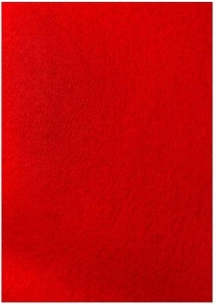 Keçe 50X70 cm 2'li Paket Kırmızı 2 mm