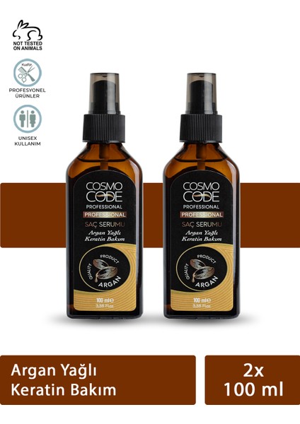 2’li Argan Yağlı Keratin Bakım 100 ml